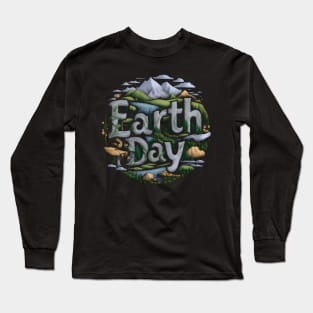 celebrating  earth day Long Sleeve T-Shirt